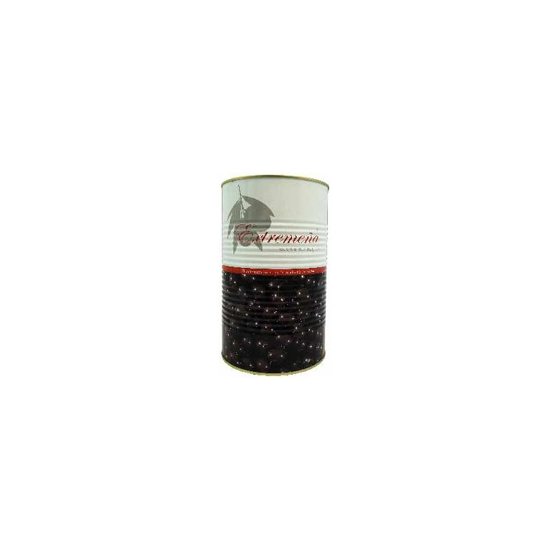ACEITUNAS NEGRAS HOJIBLANCA 240/260 LATA 3/2500 grs.